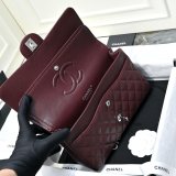 TOP CC Classical 25cm Flap 1112 Caviar leather Handbags