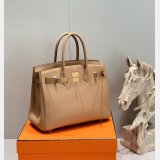 Luxury hermes birkin handbag togo leather 30cm
