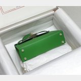Perfect Hermes human handmade stiching Mini Kelly