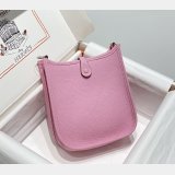 Hermes Replica Mini Evelyne TPM Bag Mallow Purple