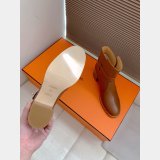 TOP Hermes Saint Germain ankle Leather boot
