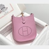 Hermes Replica Mini Evelyne TPM Bag Mallow Purple