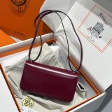 Mirror Hermes handmade Stiching Constance Elan Bag 24cm