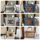 Wholesale Celine CABAS SMALL Canvas Tote Bag
