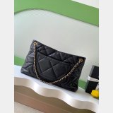 AAA+ Best AS5740 Shopping Shiny Black Bag