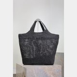 Top Quality YSL I CARE 698651 raffia weaving shopping bag