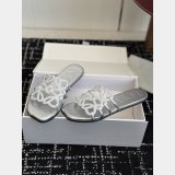 Best Loewe Petal Anagram Rhinestone Suede Slide