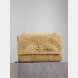 Designer Replica Saint Laurent Kate Clutch 553804 Raffia Bag