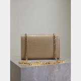 Luxury YSL KATE TASSEL Croco Vein Handbag