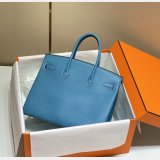 Luxury hermes birkin handbag togo leather 30cm