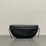 HALFMOON SOFT TRIOMPHE BAG IN SUPPLE LAMBSKIN