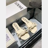 Top Loewe Flamenco Knot Flat Sandals