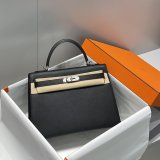 Top Hermes kelly 32cm Epsom Leather Handbag