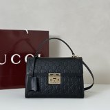 Gucci Top Quality 838998 Padlock Medium Top Handle Shoulder Bag