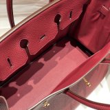 Hermes Birkin 35cm Togo leather Handbags Burgundy