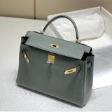 Hermes Kelly 32cm Togo leather Almond Green