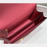 Luxury Hermes handmade Stiching Constance Bag 23cm