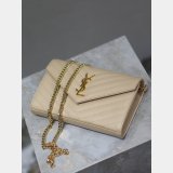 Quality YSL Designer 393953/377828 Caviar Leather Envelope Bag