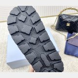 Prada Padded Nappa Leather Sandals