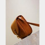 TOP Saint Laurent SUEDE Leather Kaia Small Satchel 619740
