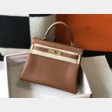 Hermes Kelly 32cm Togo leather golden-browm