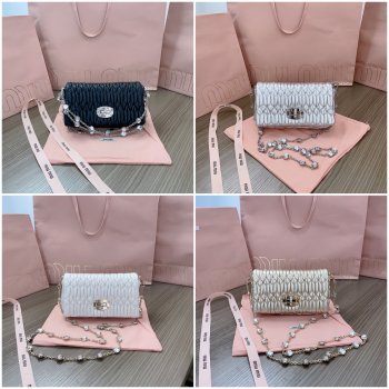 Luxury Designer High Quality Luxury Miu Miu 5BP079 Cloquet 7 Star Bag