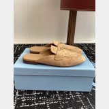 2025 Top Quality Prada Suede Slippers