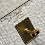 Best Hermes human handmade stiching bag Hass Epsom leather 25cm