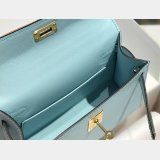 Top Hermes human handmade stichign Mini Kelly