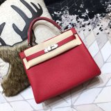 Hermes Kelly 32cm Togo leather Red