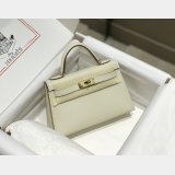 Luxury Hermes human handmade stiching Mini Kelly