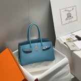 Best Quality hermes Human handmade stiching birkin bag 29cm Swift leather