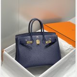 7 Star Hermes Birkin TOGO Leather Handbags 25CM