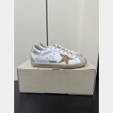 Women Super-Star with gold glitter star and ice-gray suede inserts