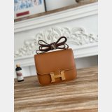 High Quality Hermes handmade Stiching Constance Bag 18CM