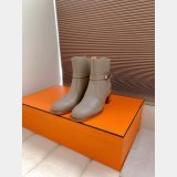 TOP Hermes Saint Germain ankle Leather boot