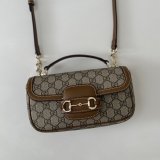 Designer Gucci Horsebit 1955 Soft Small Top Handle Shoulder 815206 Bag