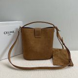 7 Star Celine Triomphe Louise Bucket Bag 116613 Medium