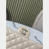 Top Quality CC Flap Lambskin 25cm Pearlescent handbag