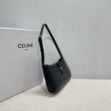 Top Celine Tina Shoulder Bag in Triomphe Canvas 123052