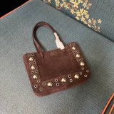 Top Valentino GARAVANI NELLCOTE TOTE  suede BAG SMALL
