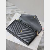 YSL Replica 393953/377828 Smooth Leather Envelope Bag