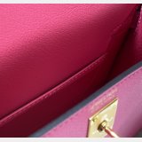 Perfect Hermes human handmade stiching Mini Kelly