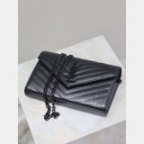Quality YSL Designer 393953/377828 Caviar Leather Envelope Bag