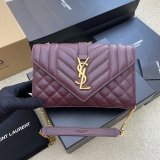 YSL Envelope Wallet on Chain WOC 620280 Bag
