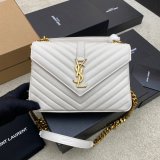YSL 392737 Envelope Bag in Matelasse Leather