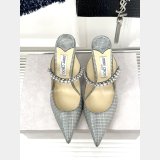 Jimmy Choo Bing Mules with Crystal Strap
