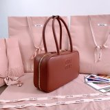 Miu Miu Leather Top Handle Bag 5BB172