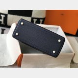 Hermes Kelly 32cm Togo leather Navy Blue