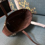 Top Valentino GARAVANI NELLCOTE TOTE  suede BAG SMALL